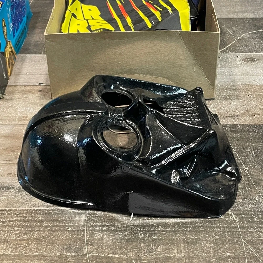 Vintage 1977 Ben Cooper Star Wars Darth Vader Costume Mask Original Box 70s Toy